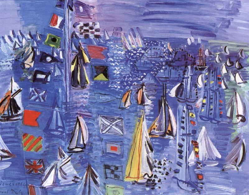 Dufy Raoul Regatta at Cowes